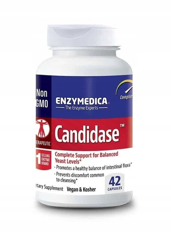 Enzymedica Candidase produktförpackning framsida