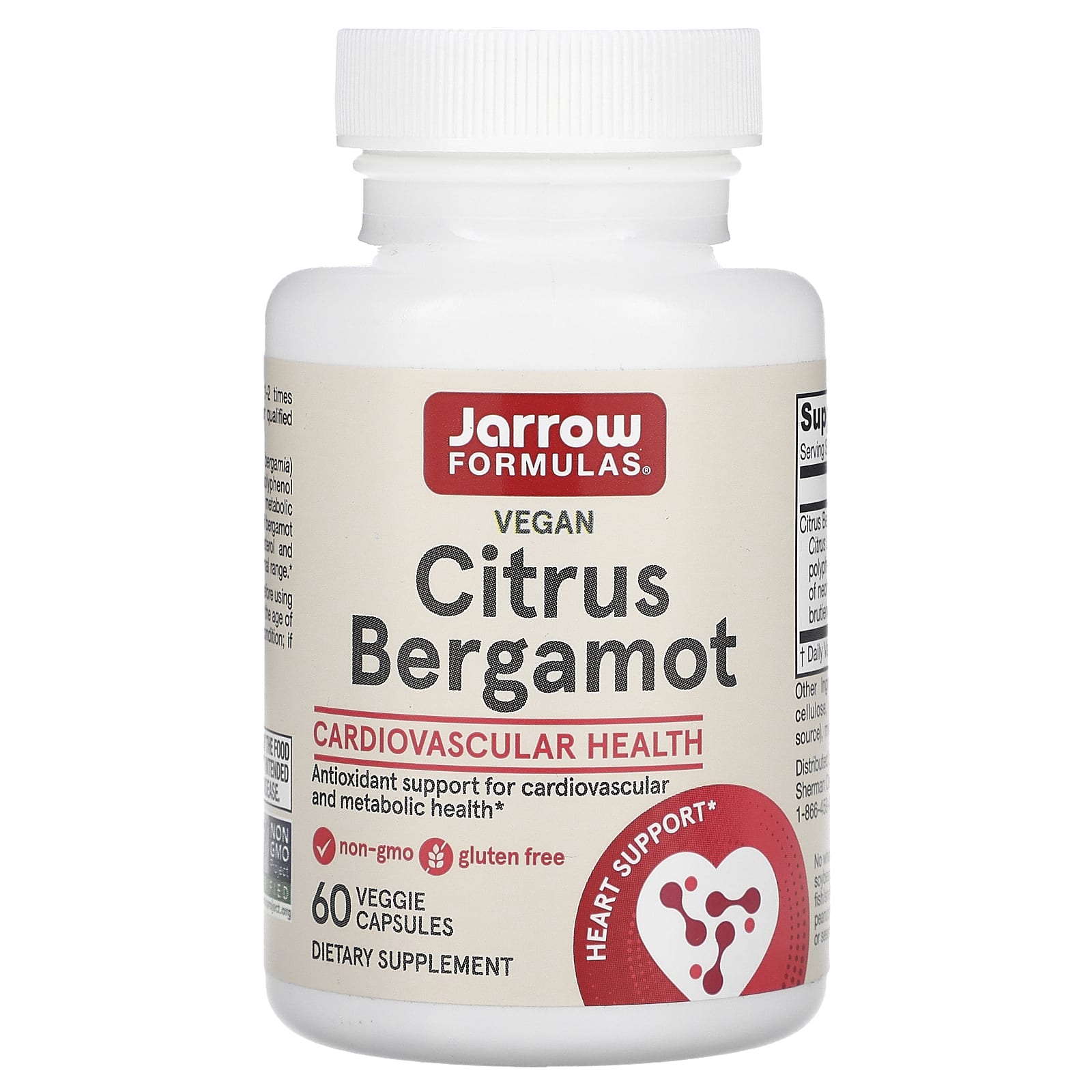Jarrow Formulas - Sitruuna Bergamotti - 60 Vcaps