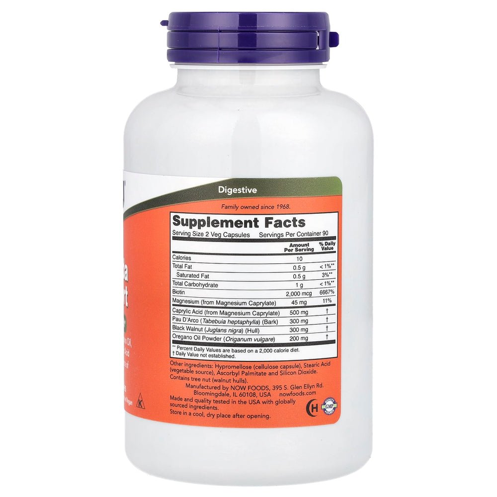 Now Foods Candida Support ingredienser