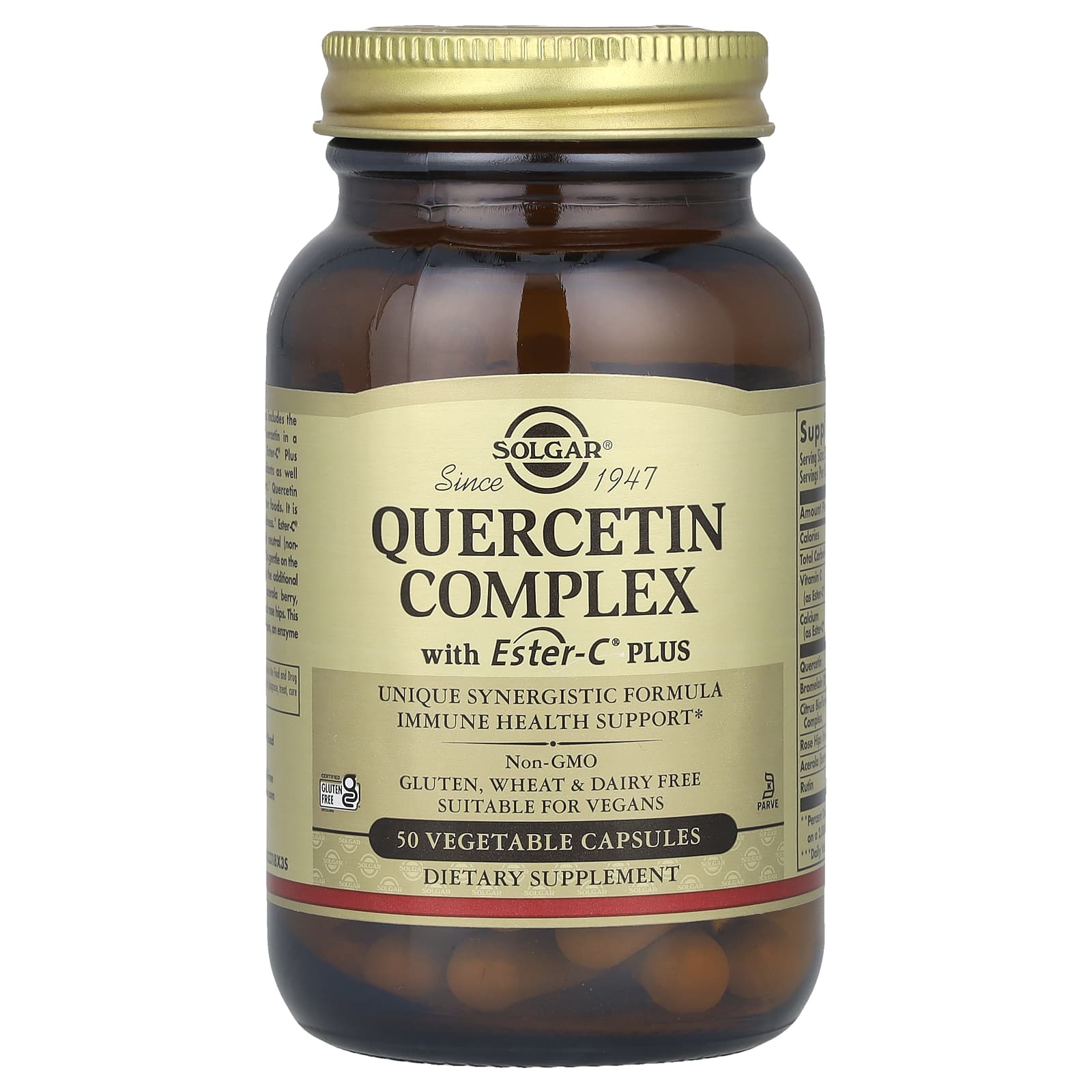Solgar Quercetin Complex ingredienser & etikett