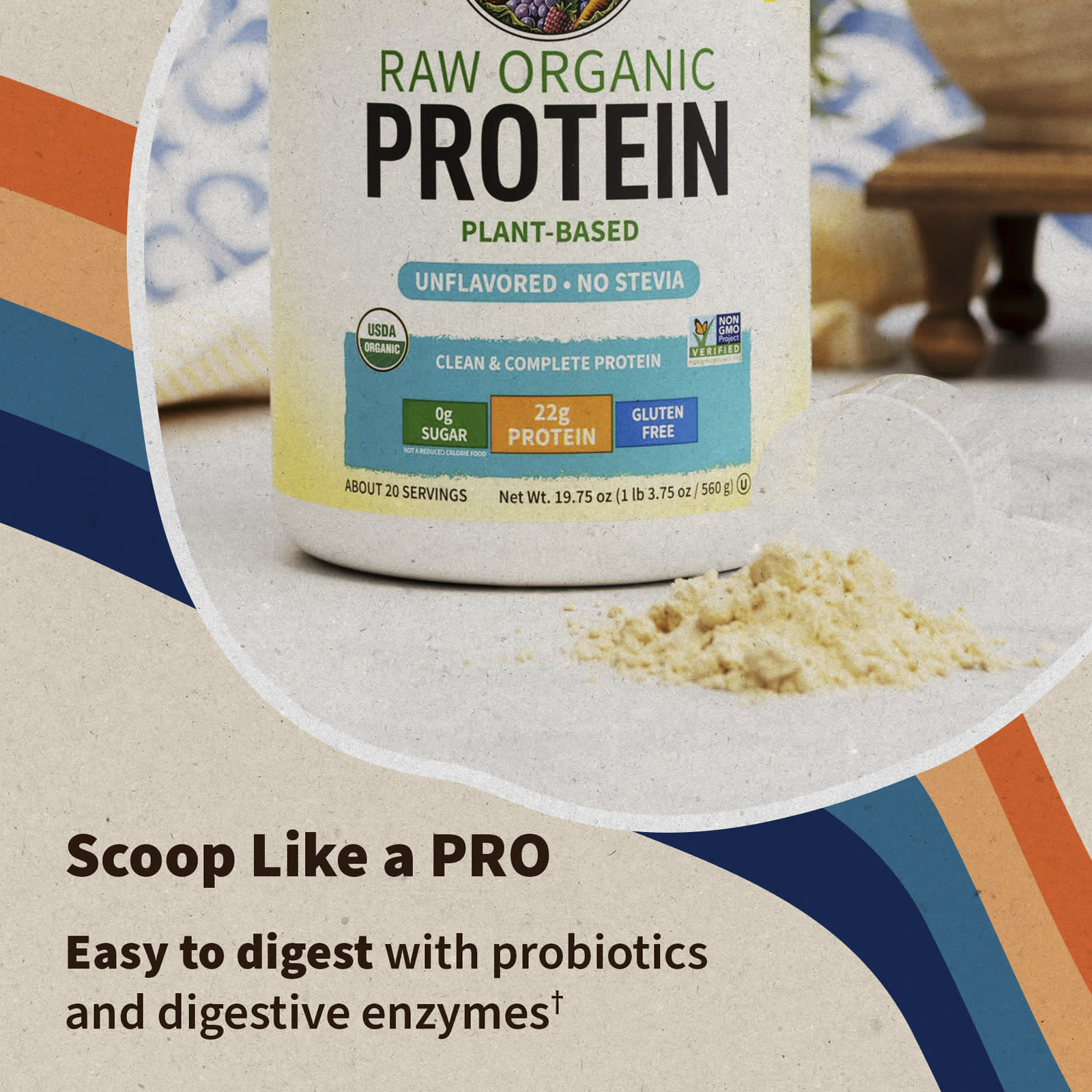 RAW Organic Protein användningsanvisning