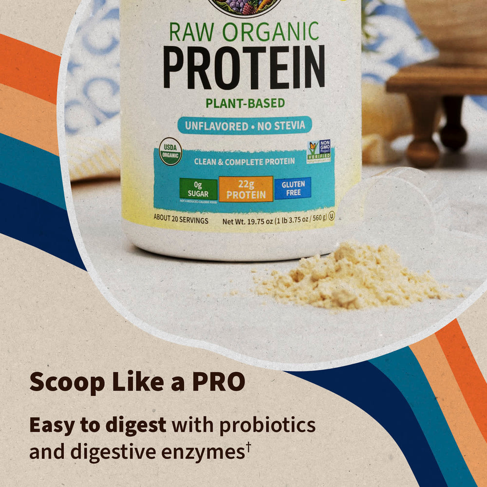 RAW Organic Protein användningsanvisning