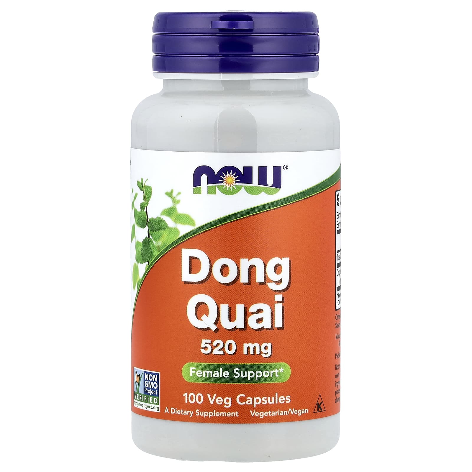 Dong Quai – Traditionell växtextrakt baksida
