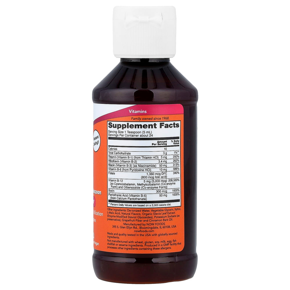 Vitamin B-12 Ultra Liquid ingredienser etikett