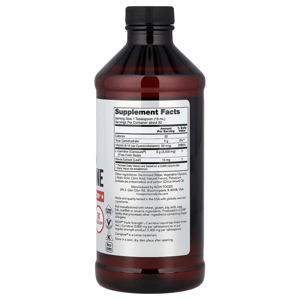 L-Carnitine Triple Strength ingredienslista