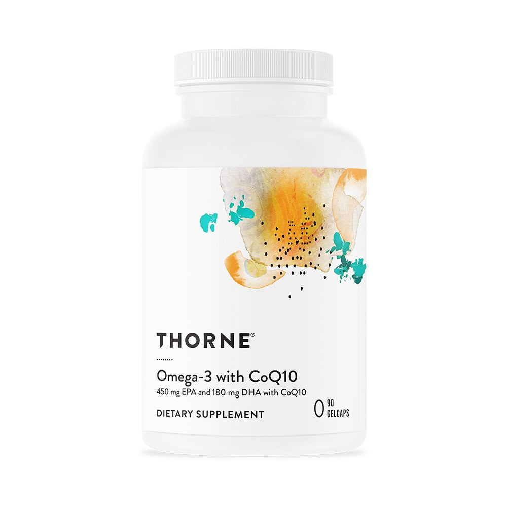Thorne - Omega-3 CoQ10:lla - 90 kapselia