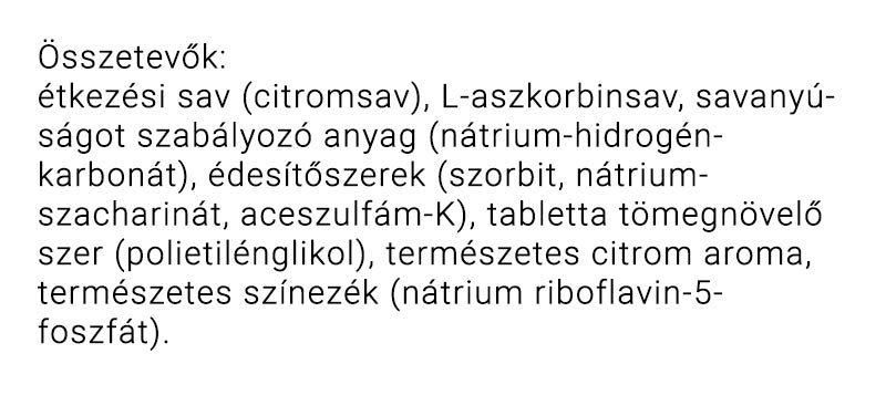 Vitamin C 1000mg Brustablett näringsfakta