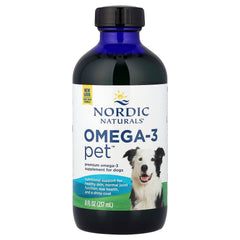 Omega-3 Pet baksida med näringsinformation