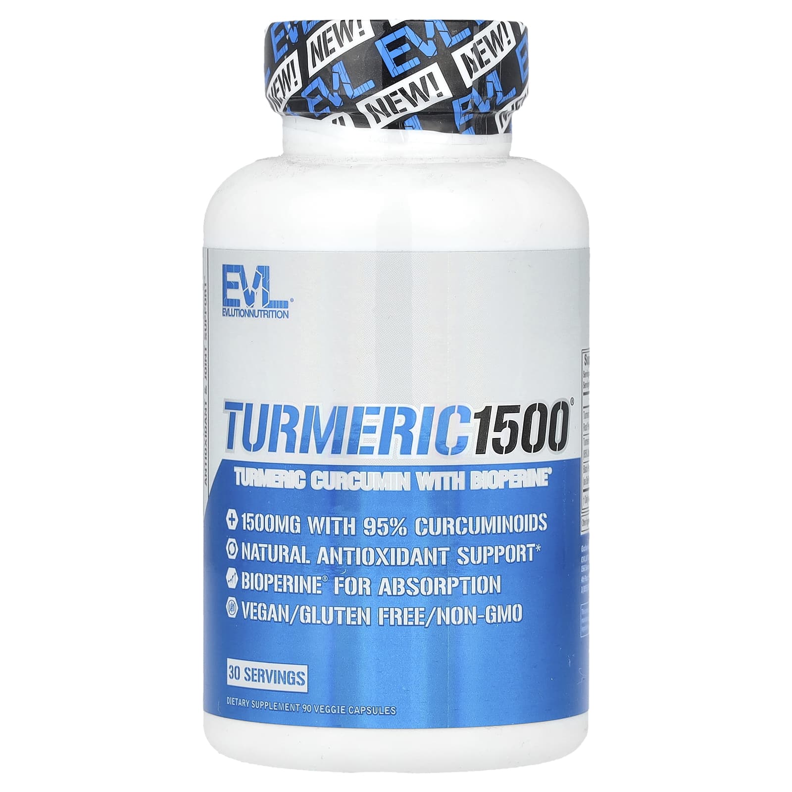 EVLution Nutrition Turmeric 1500 framsida