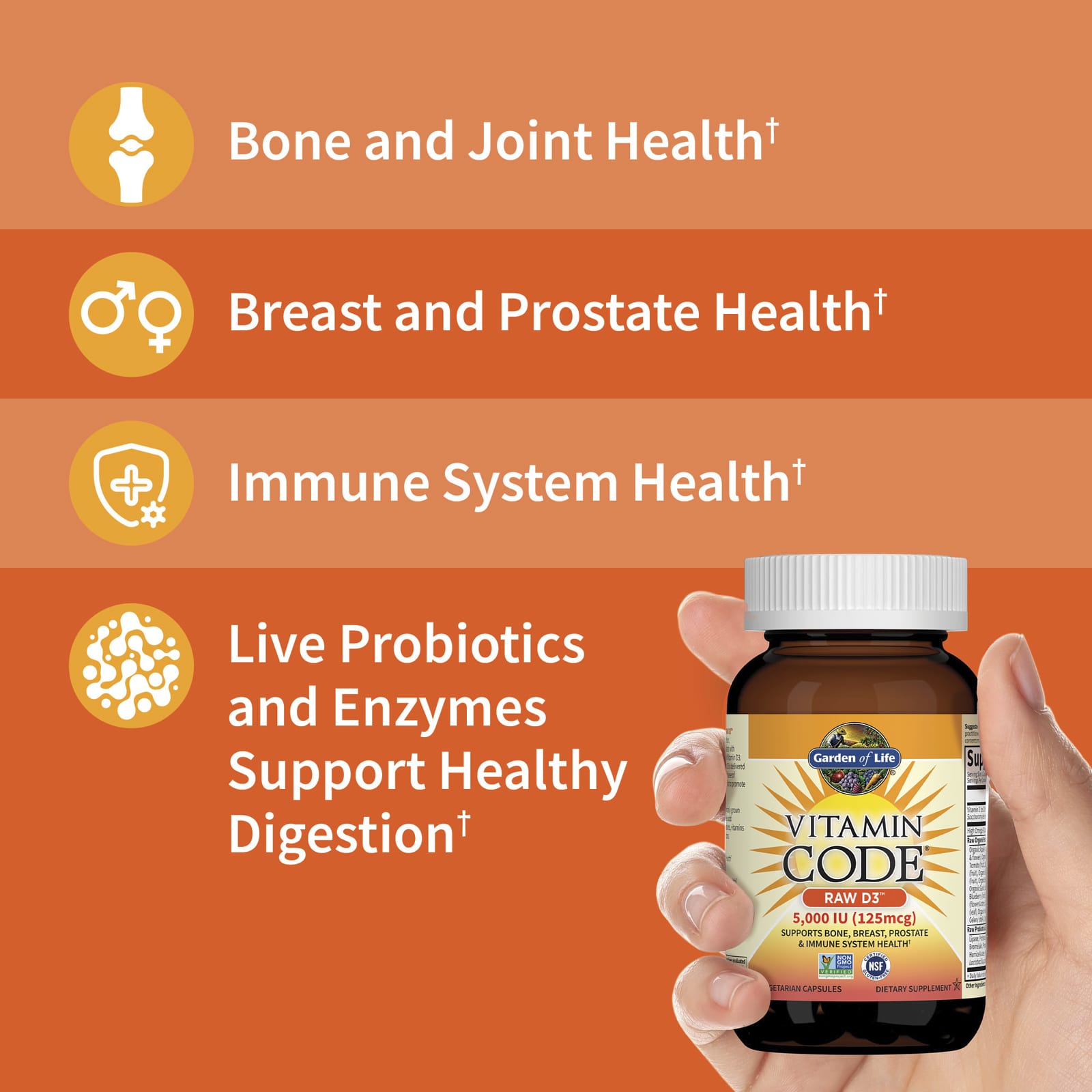 Garden Of Life - Vitamin Code Raaka D3