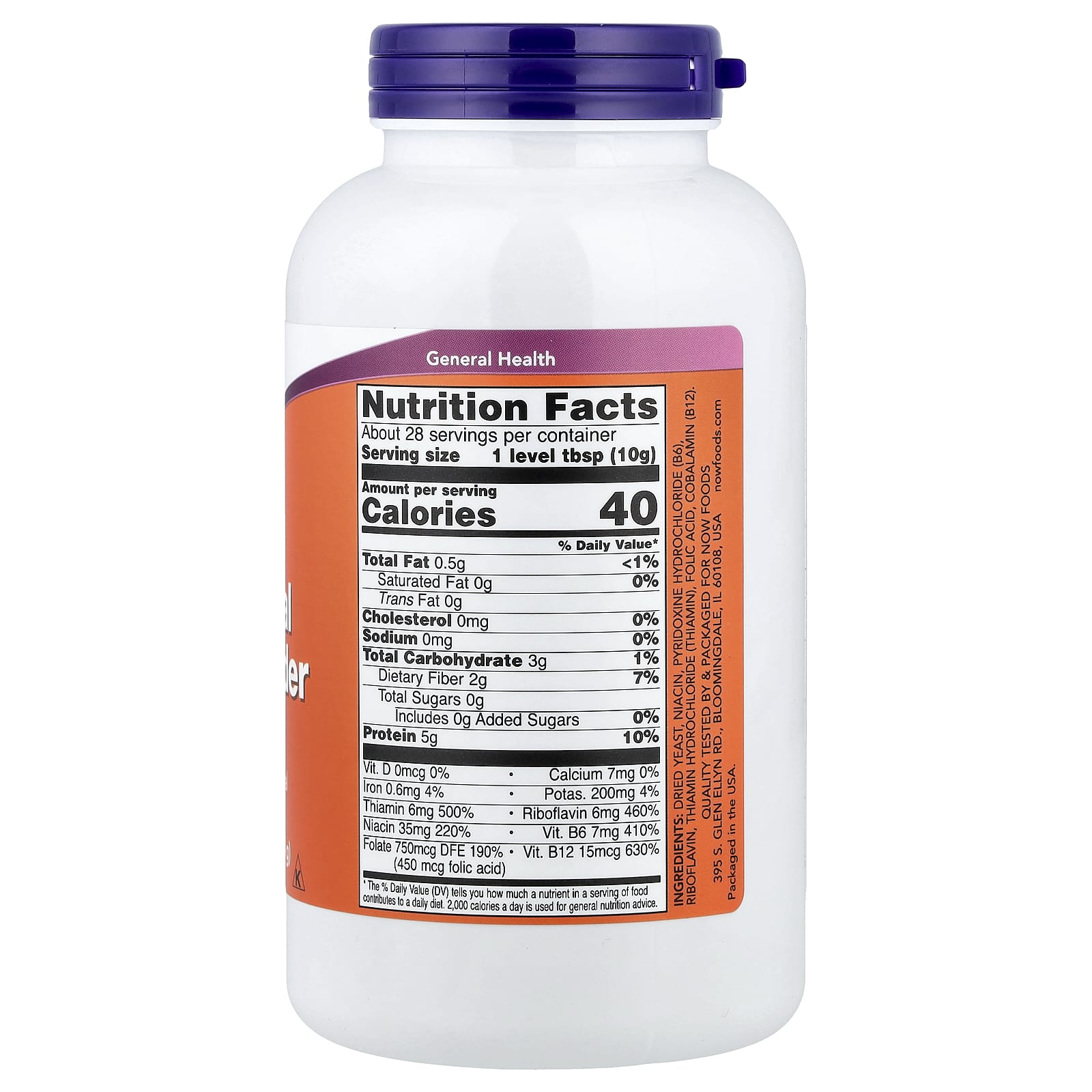 Nutritional Yeast Powder – B-vitaminer näringsfakta