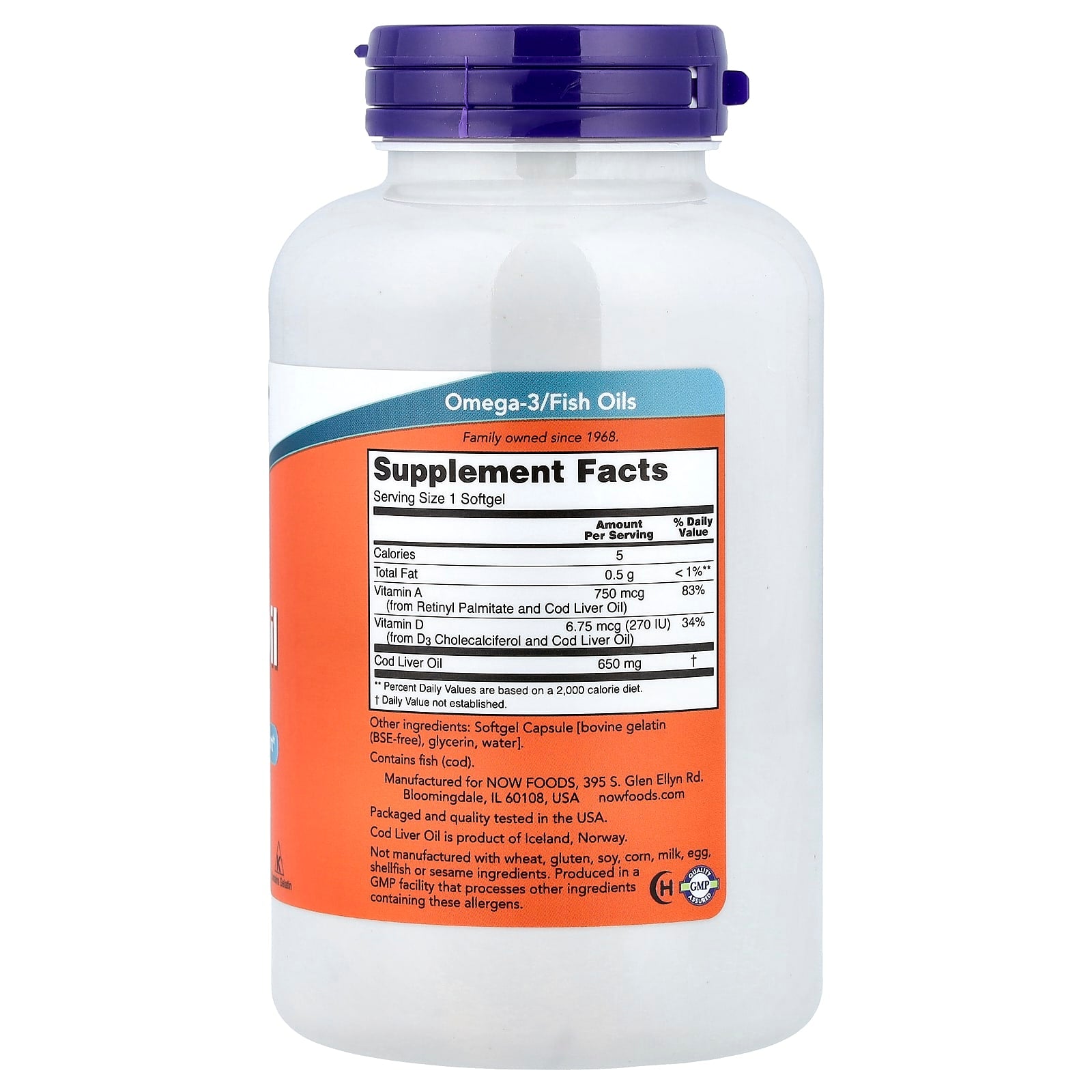 NOW Foods - Kalaliveriöljy, 1000mg Extra Strength