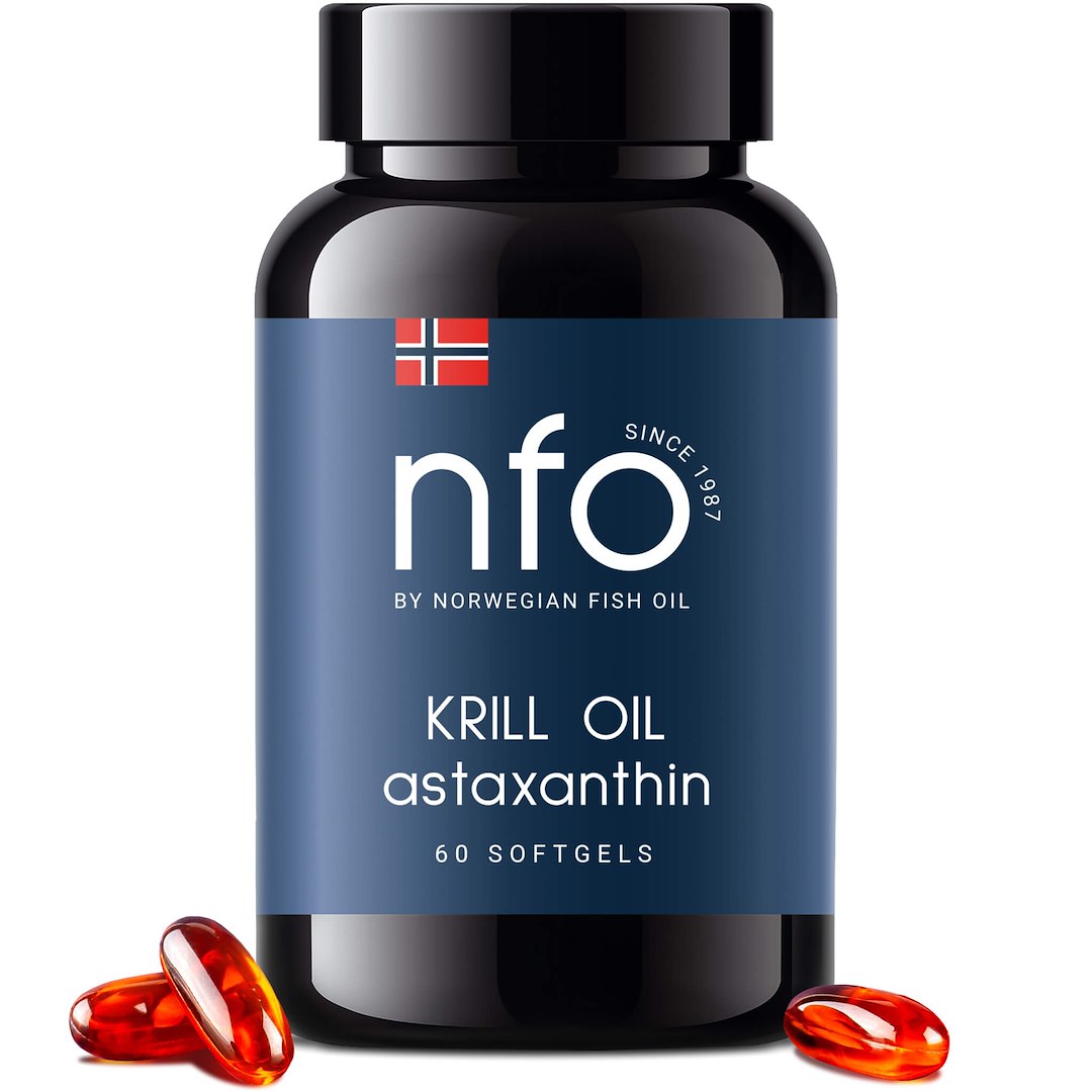 Krill Oil Astaxanthin – 60 kapslar framsida
