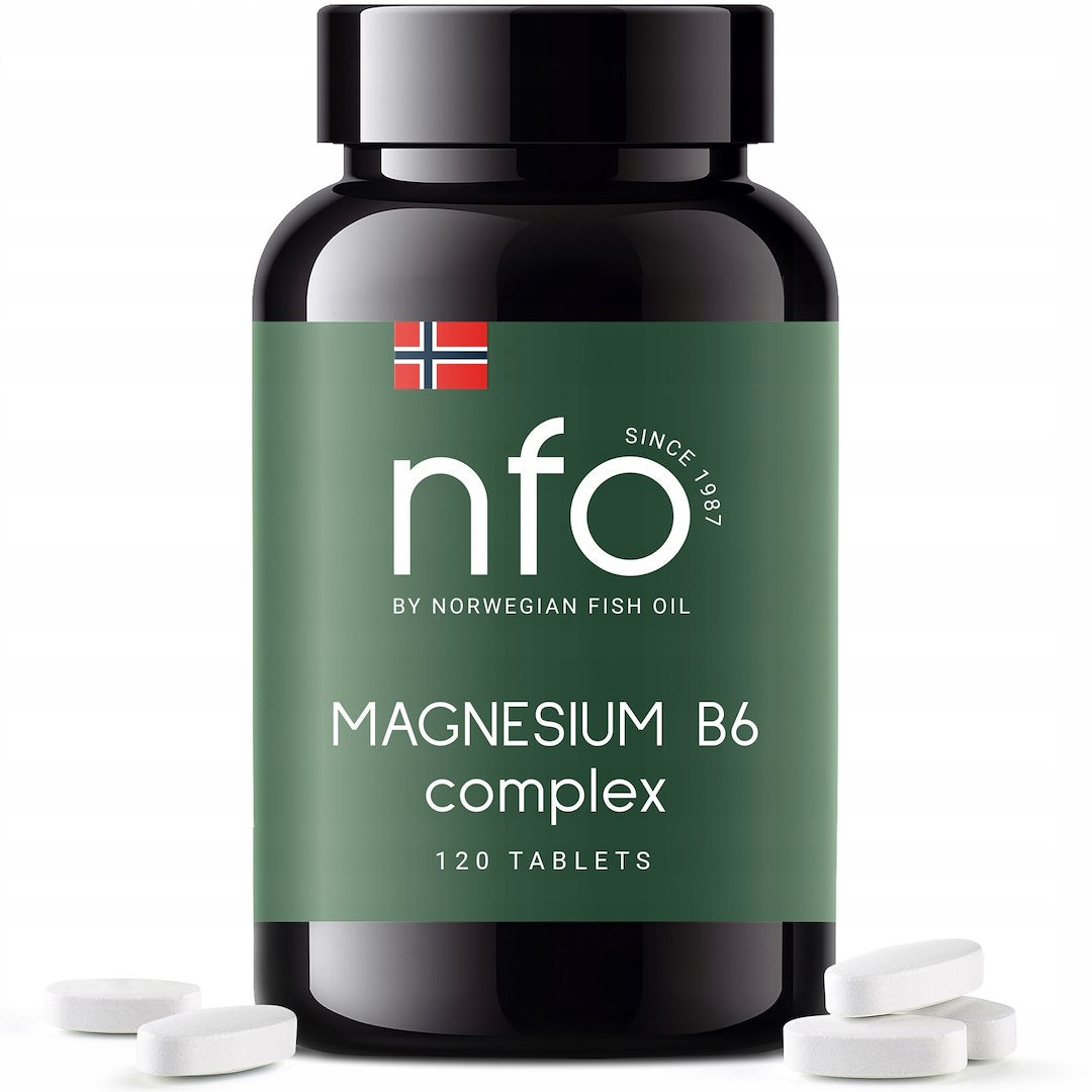 Magnesium B6 – 120 tabletter baksida näringsfakta