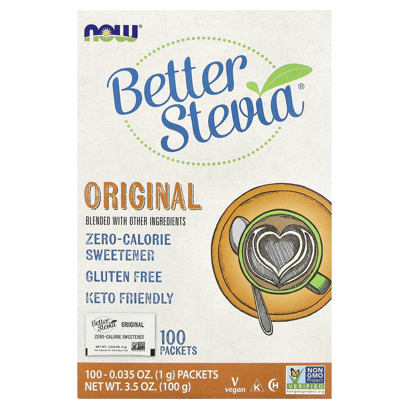 NOW Foods - Better Stevia - Luonnollinen makeutusaine