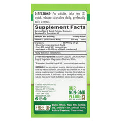 Nature'S Truth - Tranebærkoncentrat Plus Vitamin C - 90 Kapsler