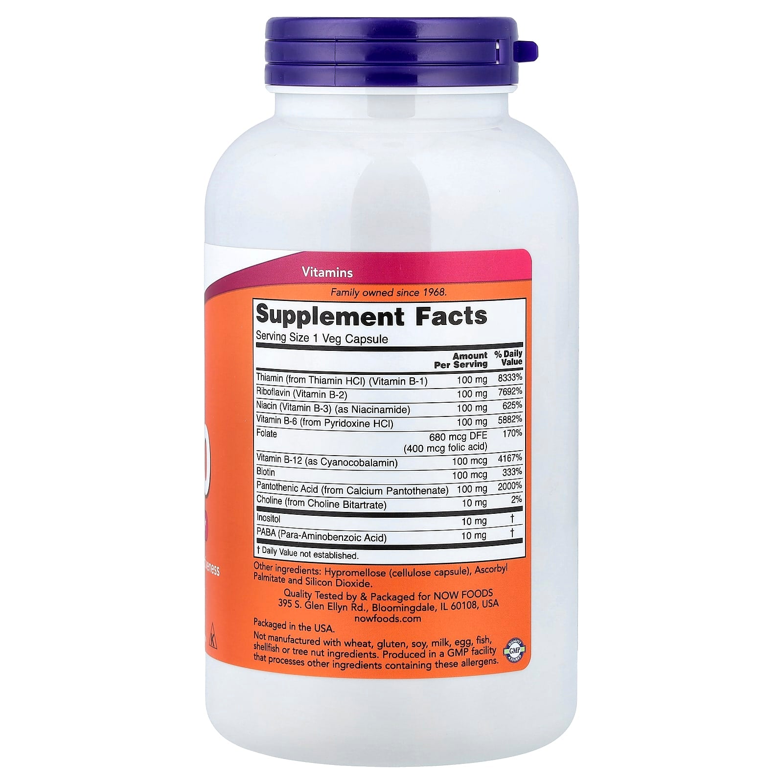 NOW Foods - B-12-vitamiini Nestemäinen B-kompleksi - 59ml