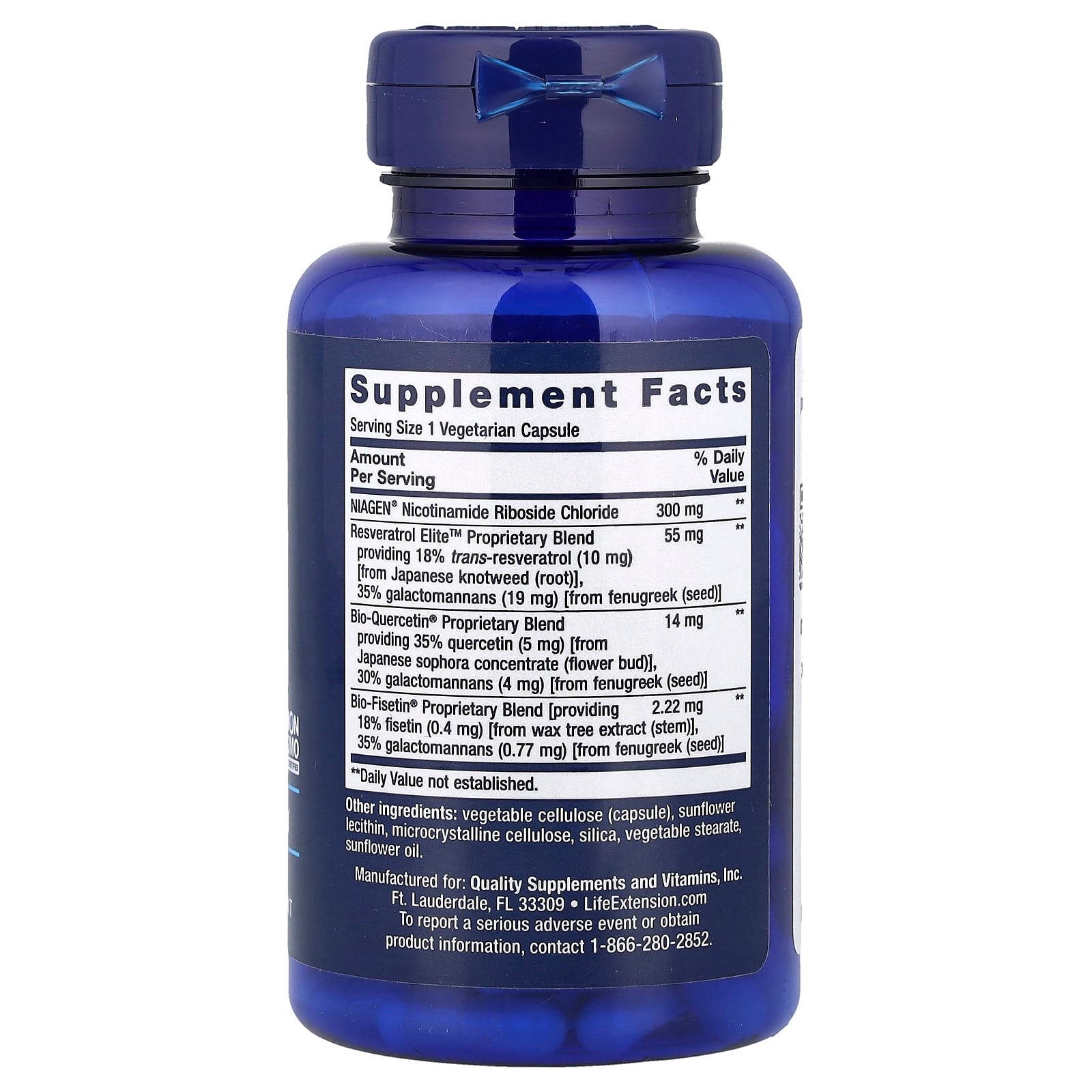 Life Extension - Nad+ Soluregeneraattori - 30 Vcaps