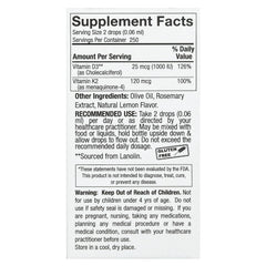 Nature'S Answer - D3- ja K2-vitamiini - 15ml