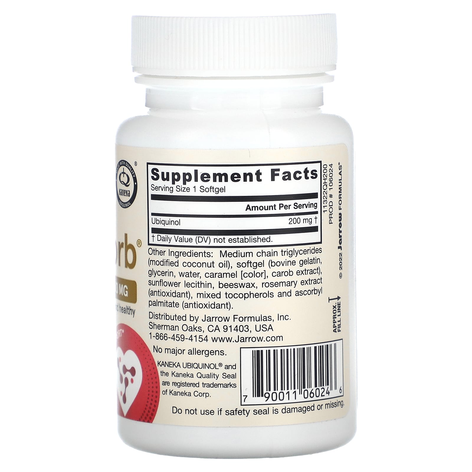 Ubiquinol QH-Absorb 200 mg produktöversikt