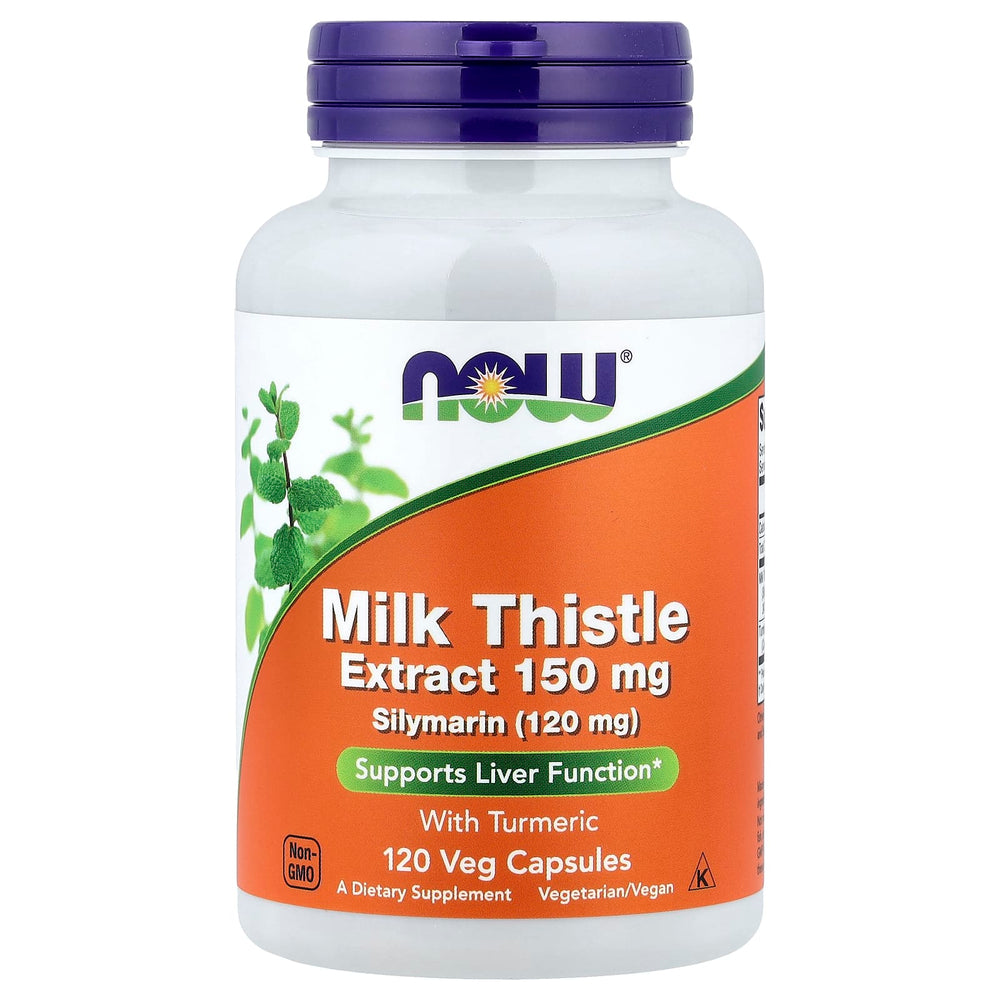 Milk Thistle Extract With Turmeric etikett detalj