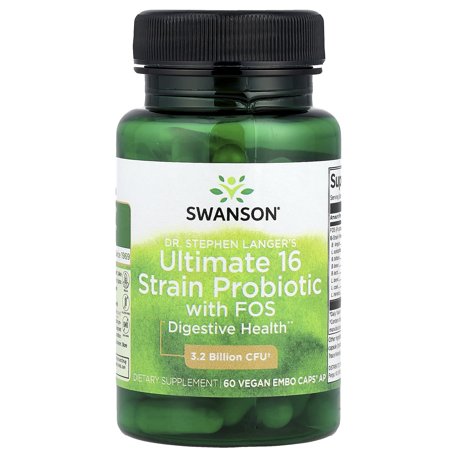Swanson Ultimate 16 Strain Probiotic veggie kapslar