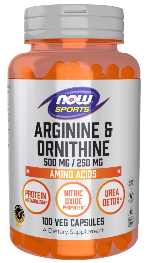 Arginin & Ornithin – Aminosyrakomplement baksida