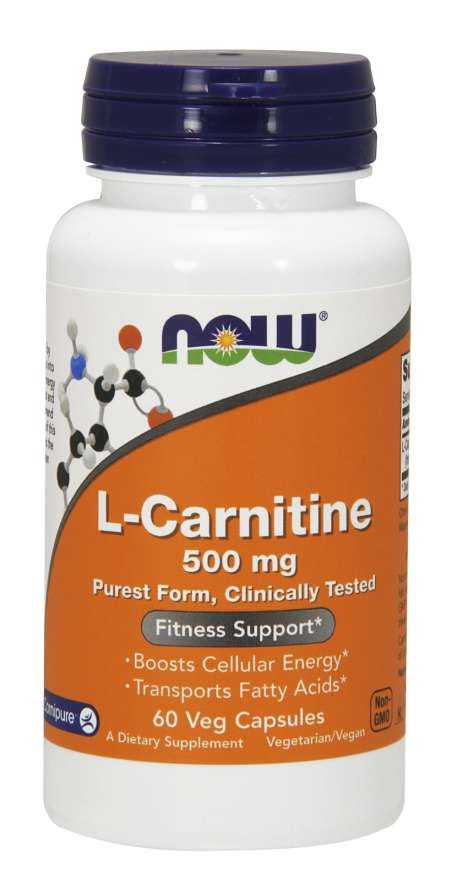 NOW Foods - L-Carnitine - 500mg - 60 Vcaps