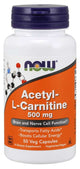 Acetyl-L-Carnitine 500 mg framsida