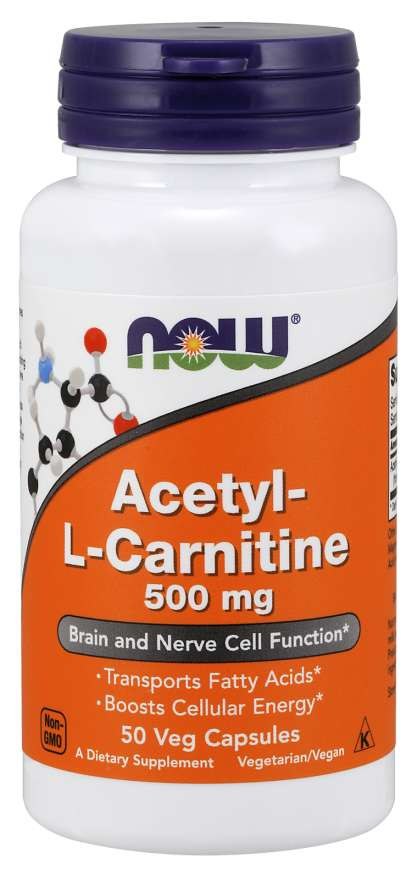 Acetyl-L-Carnitine 500 mg framsida