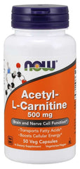 Acetyl-L-Carnitine 500 mg framsida