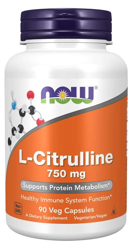 NOW Foods - L-Citrulline - 750mg - 90 Vcaps