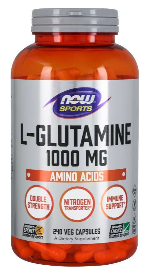 L-Glutamine Muskelåterställning & Tarmhälsa framsida