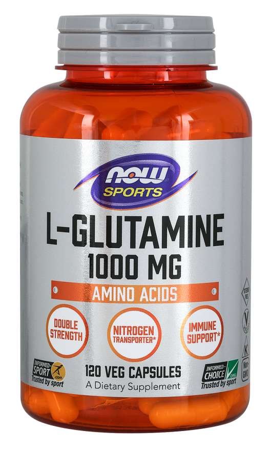 L-Glutamine 1000mg – 120 kapslar framsida