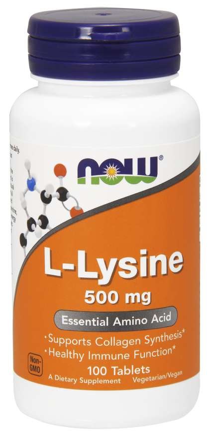 NOW Foods L-Lysine 500mg näringsfakta