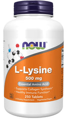 NOW Foods L-Lysine 500mg framsida