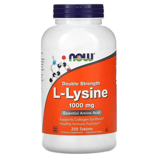 NOW Foods L-Lysine 1000mg framsida