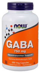 Now Foods - GABA - 750mg