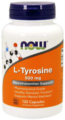 L-Tyrosin baksida med näringsinformation