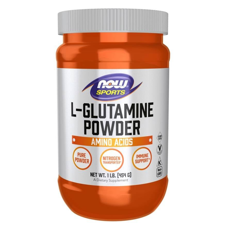 L-Glutamine baksida med näringsfakta