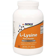 NOW Foods L-Lysine 1000mg baksida näringsfakta