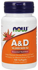 NOW Foods Vitamin A & D framsida