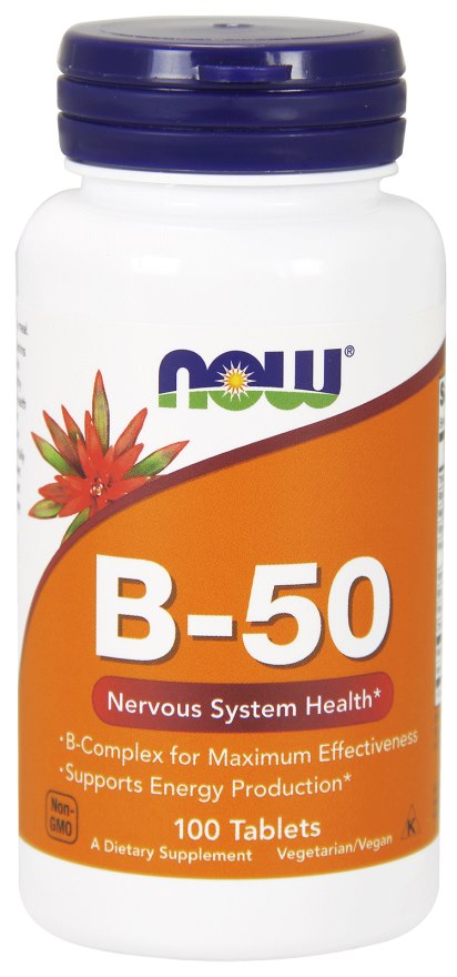 Vitamin B 50 – Komplett B-vitaminkomplex framsida