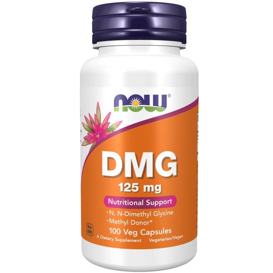 NOW Foods - DMG - 100 Veganske Kapsler