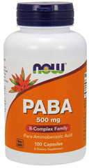 PABA 500 mg framsida på förpackningen