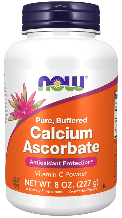 Calcium Ascorbate Buffrat Vitamin C-pulver framsida