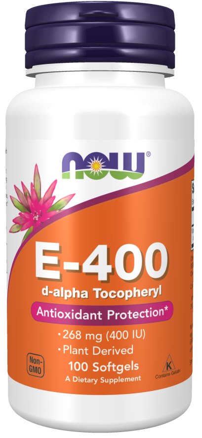 Vitamin E-400 Naturlig baksida