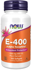 Vitamin E-400 Naturlig baksida
