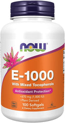 Vitamin E-1000 Mixed Tocopherols baksida
