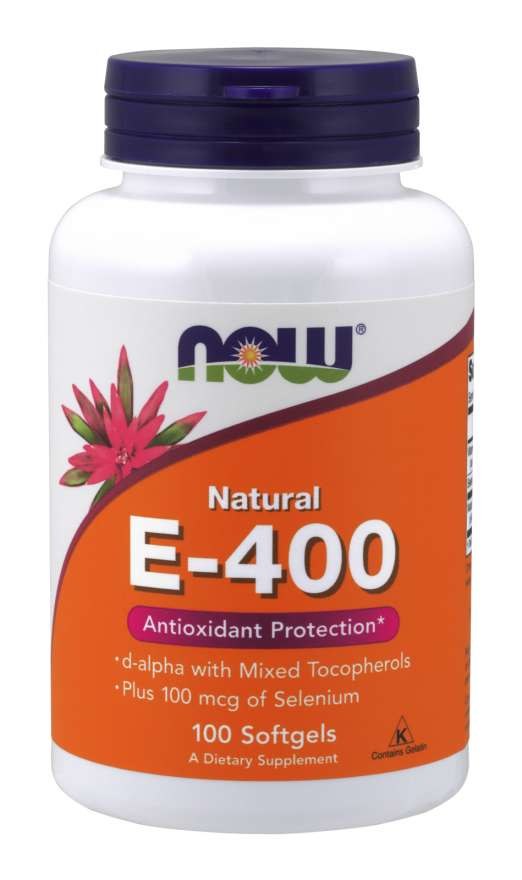 Vitamin E-400 – D-Alfa & Blandade Tokoferaler framsida